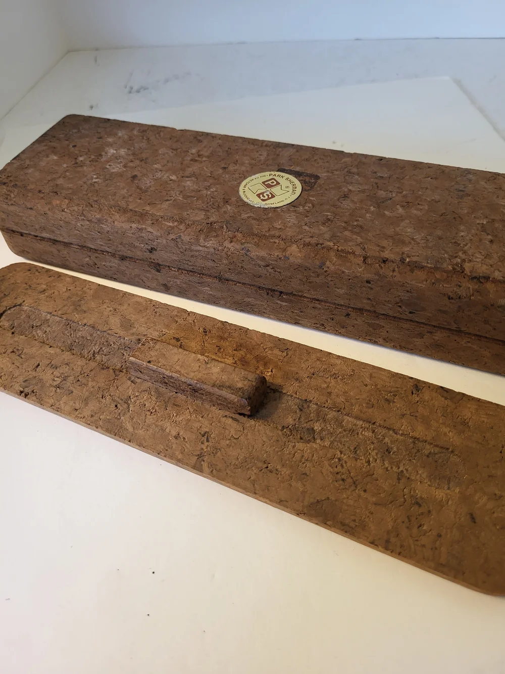 MCM 1970s Park Sherman Cork Executive Desk Organizer